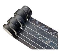 PLCPDM 6 Rouleaux De Ruban De Masquage Esthétique Quadrillé Décoratif Pour Carnet De Notes Journal Planificateur Fournitures De Scrapbooking 5 Mètres Par Rouleau De Grille De Scrapbooking