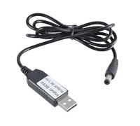 PLCPDM Adaptateur Cordon d'alimentation USB 5V À 5.5x2.1mm 1.5V 3 28 Pieds Ligne Convertisseur Câble pour 1 Pièce Produit Batterie LR03 LR6 LR14