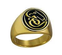 PLCPDM Anneaux Étanches en Acier Inoxydable Intégrés Écritures Religieuses Rappel Quotidien De La Foi Port Confortable Inspiration Quotidienne Accessoires Portables Intelligents