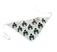 PLCPDM Bandana triangulaire unique en tricot avec tête de mort, polyvalent, doux et respirant pour les personnes à la mode