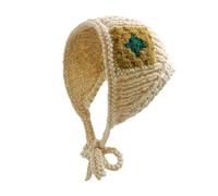 PLCPDM Bandeau à cheveux vintage pour femme - Tricoté - Triangle - Élastique - Pour les voyages - Pour prendre des photos