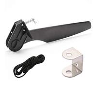 PLCPDM Bateaux De Pêche Canoës Bateaux Gouvernail Universel Canoës Remplaçables Commande Pied De Gouvernail Systèmes De Direction Accessoires De Kayak Pièce du Système De Direction