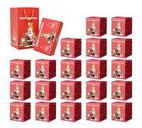 PLCPDM Boîte à sauter de Noël avec matériaux recyclés Installation rapide pour décoration de vacances et activités de groupe Décoration surprise de vacances