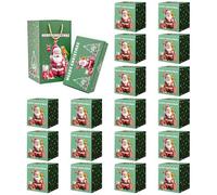 PLCPDM Boîte à sauter de Noël avec matériaux recyclés Installation rapide pour décoration de vacances et activités de groupe Décoration surprise de vacances