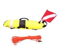 PLCPDM Bouées de marquage de plongée avec poignée en sangle, Surfaces de plongée sous-marine, signaux de signalisation, flotteur pour la plongée en apnée en plein air pour la plongée en apnée