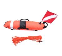 PLCPDM Bouées de marquage de plongée avec poignée en sangle, Surfaces de plongée sous-marine, signaux de signalisation, flotteur pour la plongée en apnée en plein air pour la plongée en apnée