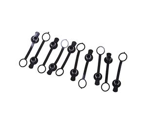 PLCPDM Capuchon d'alimentation Étanche 5 Pièces/10 Pièces Vente en Gros DC022B 5.5x2.5/2.1 pour Prise DC-022B Couvercle Étanche Capuchons