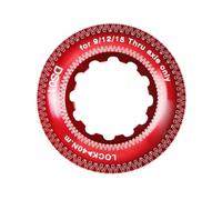 PLCPDM Capuchon de disque de vélo de type lourd stabilise la position du rotor Durabilité Alliage d'aluminium Couvercle de moyeu de vélo VTT Anneau de verrouillage de disque