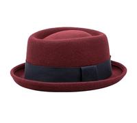 PLCPDM Chapeau Fedoras occidental pour bal masqué, festival de musique, fête à thème, ceinture tissée pour déguisement, chapeau jazzy vintage