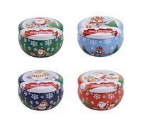 PLCPDM Cire De Mélange De Soja Bougie De Noël Décoration De Maisons De Vacances Coffret avec 8 Heures De Combustion Et Parfums De Festival Bougie Parfumée De Vacances