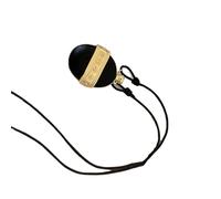 PLCPDM Collier avec pendentif en forme de flasque en forme de gouttes, bijou avec pendentif texturé en bois, idéal pour les tenues décontractées ou les occasions spéciales