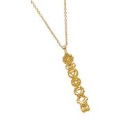 PLCPDM Collier pendentif chakras avec acier inoxydable inspiré | Accessoires de méditation sur le thème du yoga à la mode pour femmes et hommes avec chaîne d ' amulette et connexion