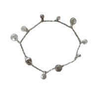 PLCPDM Collier Pendentif En Verre De Gouttes D'eau À La Mode Chaîne Acier Titane Robuste Bijoux Simples Et Élégants Pour Un Usage Quotidien Collier Forme De Larme