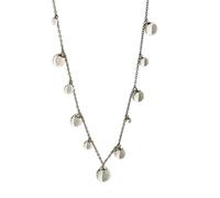 PLCPDM Collier Pendentif En Verre De Gouttes D'eau À La Mode Chaîne Acier Titane Robuste Bijoux Simples Et Élégants Pour Un Usage Quotidien Collier Forme De Larme