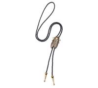 PLCPDM Cravate bolo pour homme - Cravate de cowboy occidentale avec boucle sculptée - Décorations d'Halloween - Accessoires de costume pour fournitures de cowboy, bronze, taille unique