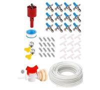 PLCPDM D'abreuvoir pour Lapins Tétines Étanches en Bec De Canard avec Accessoires Tuyau Cage Alimentation Petits Animaux Tétines Lapin