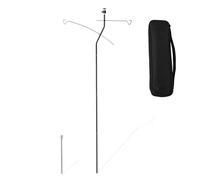 PLCPDM De Lampe Pliante avec 3 Sections Polonais Réglables Portables De Lampes pour Les Pique-niques Extérieurs Porte-lumière Pliante du