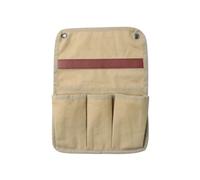 PLCPDM De Rangement Siège D'extérieur Avec Triple Poches Texture En Toile Attaches Sans Effort Pliable Pour Le Voyage Latéral Pour Chaise D'extérieur