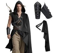 PLCPDM D'Halloween Avec De Poignet Confortable Pour Les Jeux De Rôle Et Les Séances De Photographie Tenue Immédiate Cache-costume