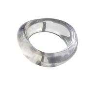 PLCPDM Élégant en Résine De Café Ombré avec des Flux Couleurs sans Couture Accessoire Bijoux Robuste pour des Tenues Élégantes Tous Les Jours Tendance pour Un Usage Quotidien