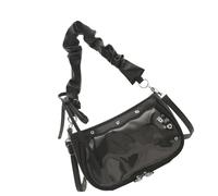 PLCPDM Élégant sac à main froncé sous les bras en cuir synthétique japonais esthétique, sac à main pour les rendez-vous et les rassemblements Sac de mode de rue, a, One Size