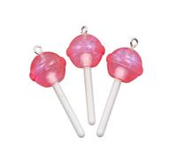 PLCPDM Elegant Star Heart Round Lollipop Pendant Avec Un Accessoire De Matériaux De Résine Robuste À Longue Durée