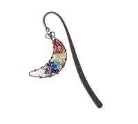 PLCPDM Ethereal Moon & Tree Metal Page Keeper Portable Alloy Suitable for Various Book Formats Metal Alloy Reading Accessory