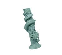 PLCPDM Figurine de dragon en colophane dynamique - Impermeable Marinepark Accent crée un plan de paysage sous-marin captivant - Sculpture dynamique de réservoir de poisson pour une meilleure