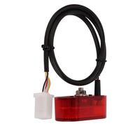 PLCPDM Garde-boue élargi avec feu de frein avant/arrière de rechange pour scooter électrique étanche