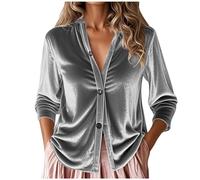 PLCPDM Haut châle en Coton pour Femmes, Cardigan à Manches Longues avec Devant Ouvert, détail plissé, châle plissé à Manches Longues