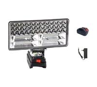 PLCPDM LED Travail LED 18V Batterie Travail Lumière Bright Outdoor Worklight Lighting pour Les Urgences Réparation Batterie Camping