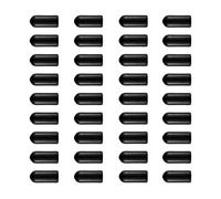 PLCPDM Lot de 200 bouchons pour buses en caoutchouc aérographe un contrôle précis de la peinture bouchons bouteilles en caoutchouc avec pointe de la tasse latérale et inférieure robuste en