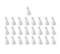 PLCPDM Lot de 25 cales de vidange en aluminium robustes à déclivité réglable pour gouttières K de 12,7 cm pour nivellement de toit et amélioration de la maison