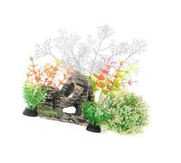 PLCPDM Lot de 7 plantes artificielles pour aquariums et grottes pour aquariums naturels