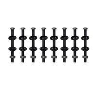 PLCPDM Lot de 8 vis de cage de frein en acier carbone haute durabilité pour remorque, freins à ressort, chambre de frein pneumatique, vis de réparation