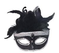 PLCPDM Masque mystérieux décoré pour le théâtre pour les rassemblements à thème et costume d'Halloween