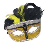 PLCPDM Masque mystérieux décoré pour le théâtre pour les rassemblements à thème et costume d'Halloween