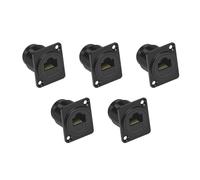 PLCPDM Module De Connecteur De sur Panneau RJ45 Cat6 Adaptateur D'extension De Fixation Fileté Femelle À Femelle Via Connecteur De Panneau Ethernet Gigabit