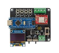 PLCPDM Module De Pilote De Moteur Pas À Pas Industriel Doté d'une Entrée DC5V-24V De Microcontrôleur 328P pour Les Passionnés D'électronique Module De Pilote De Moteur Pas À Pas