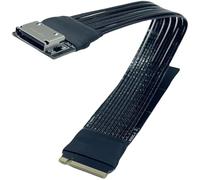 PLCPDM NVME vers Oculinks SFF-8611 4iSFF-8612 Gen4 Câble externe PCIe4 4X 64 Gbps pour petit PC Longueur personnalisable Extension Oculink