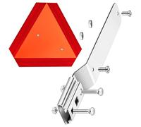 PLCPDM Panneau De Véhicule À Déplacement Lent avec Chariots Golf Panneau D'avertissement Véhicule Agricole Accessoires Chariot Golf Dispositif Signalisation