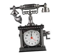 PLCPDM Petit appel tourbillonnant en polystyrène Copie téléphonique traditionnelle tendance Objet décoratif pour étagère d'ordinateur Vieux thème Petit vieux téléphone Deck