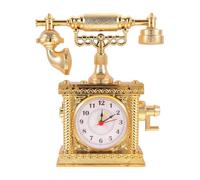 PLCPDM Petit appel tourbillonnant en polystyrène Copie téléphonique traditionnelle tendance Objet décoratif pour étagère d'ordinateur Vieux thème Petit vieux téléphone Deck