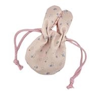 PLCPDM Petit sac à main multifonction doux pour la peau avec cordon de serrage et oreilles d'animaux floraux