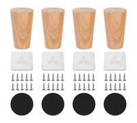 PLCPDM Pieds de meubles en bois durable pour décoration de maison, base d'armoire robuste de rechange pour meubles généraux