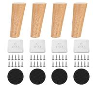 PLCPDM Pieds de meubles en bois durable pour décoration de maison, base d'armoire robuste de rechange pour meubles généraux