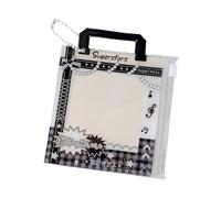 PLCPDM Pochettes de collations réutilisables adaptées et étui à Photos, Organisateur de Rangement pour Porte-Cartes, Parfait pour Les Voyages, organisateurs de Pochettes de Cartes en PVC