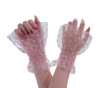 PLCPDM Poignets De Cœur Pour Ongles Photographie En Tissu Transparent Respirant Poignets Élastiques Accessoires Mode À Motifs Coeur Couvre Les Accessoires Photographie