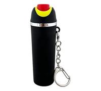 PLCPDM Porte-clés élégant sur le thème de la bouteille d'eau, accessoire pratique pour transporter des baumes, petits trésors comme cadeaux, Noir , as picture