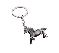 PLCPDM Porte-clés en forme de cheval pour une utilisation polyvalente sur clés, sacs et téléphones portables, accessoire de sac à dos, accessoire de sac à dos, C, taille unique